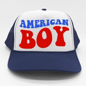 American Boy Fourth Of July Trucker Hat