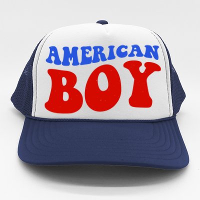 American Boy Fourth Of July Trucker Hat