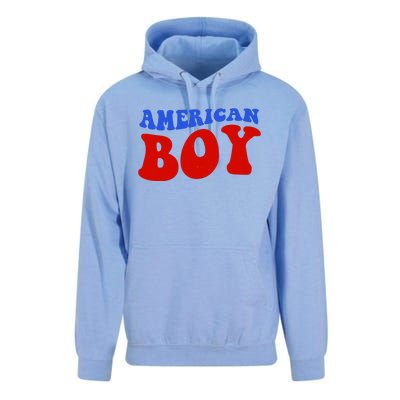 American Boy Fourth Of July Unisex Surf Hoodie