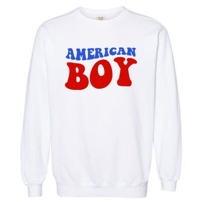 American Boy Fourth Of July Garment-Dyed Sweatshirt