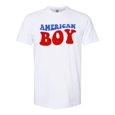 American Boy Fourth Of July Softstyle CVC T-Shirt