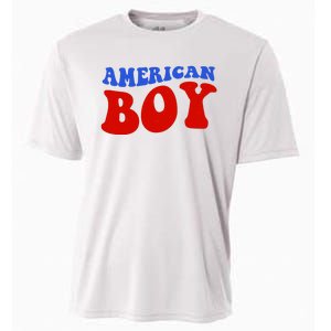 American Boy Fourth Of July Cooling Performance Crew T-Shirt