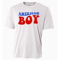 American Boy Fourth Of July Cooling Performance Crew T-Shirt