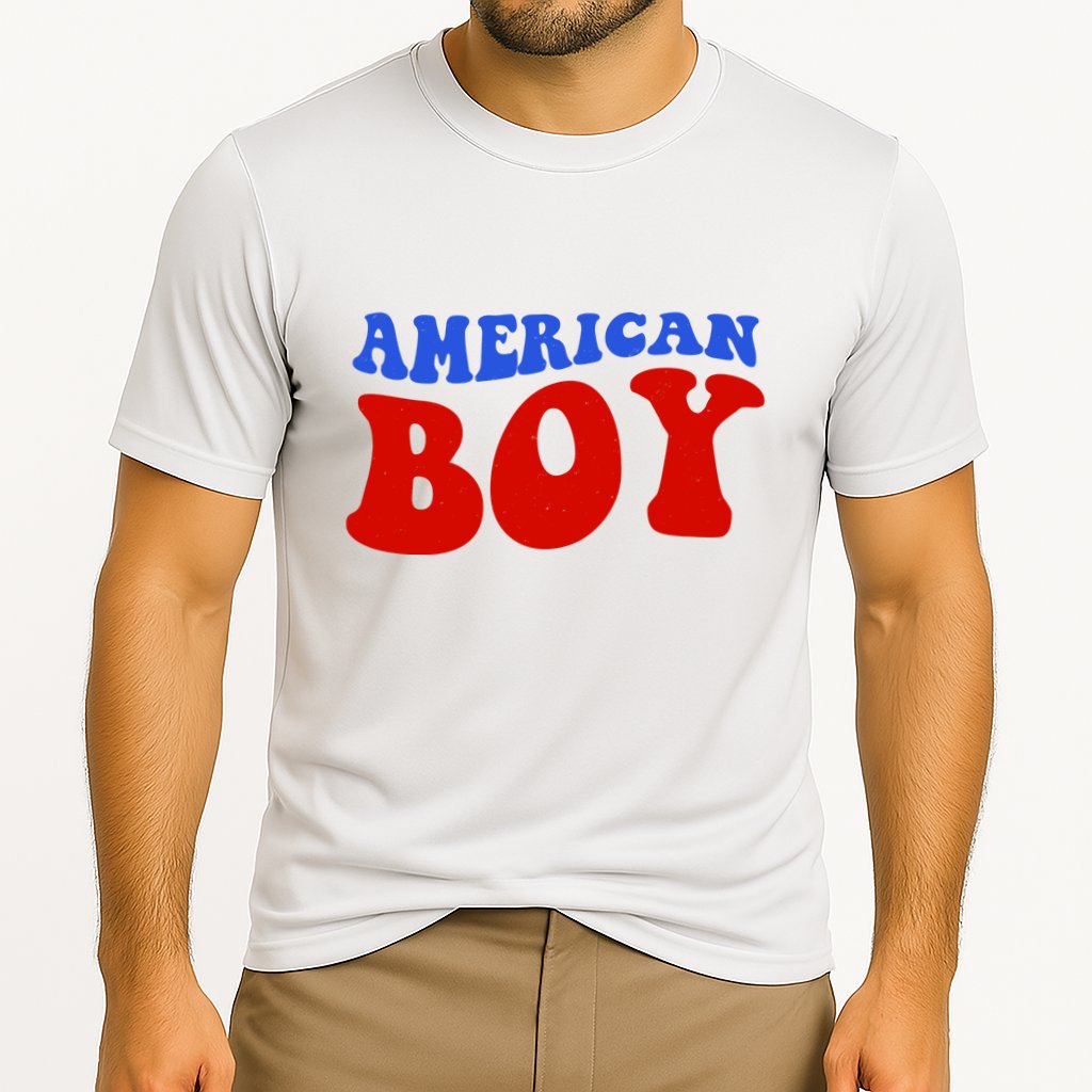 American Boy Fourth Of July Cooling Performance Crew T-Shirt
