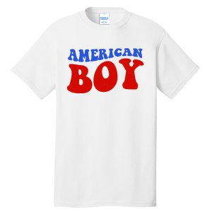 American Boy Fourth Of July Tall T-Shirt