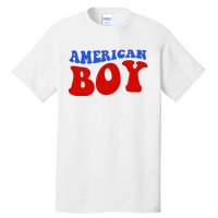 American Boy Fourth Of July Tall T-Shirt