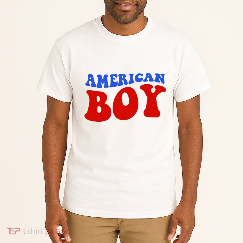 American Boy Fourth Of July Tall T-Shirt
