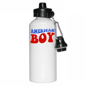 American Boy Fourth Of July Aluminum Water Bottle