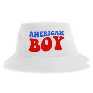 American Boy Fourth Of July Sustainable Bucket Hat