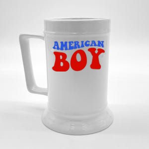 American Boy Fourth Of July Beer Stein