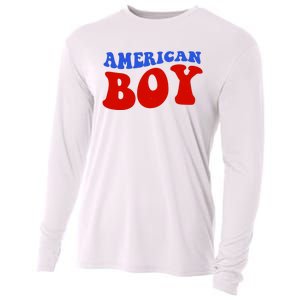 American Boy Fourth Of July Cooling Performance Long Sleeve Crew