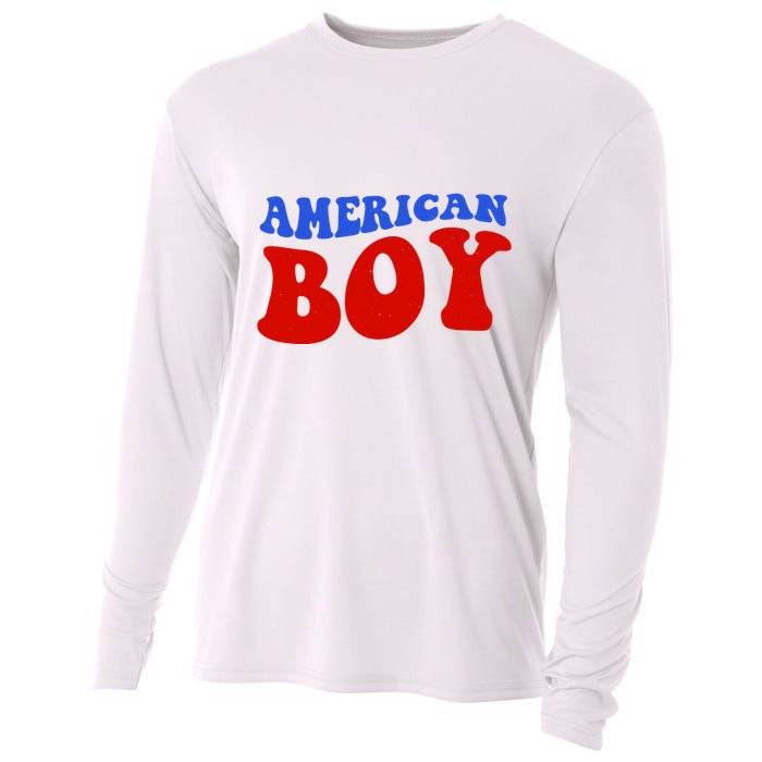 American Boy Fourth Of July Cooling Performance Long Sleeve Crew