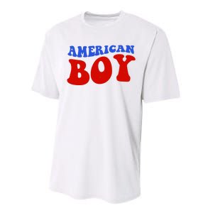 American Boy Fourth Of July Performance Sprint T-Shirt