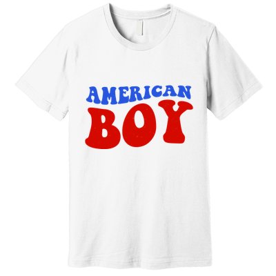 American Boy Fourth Of July Premium T-Shirt