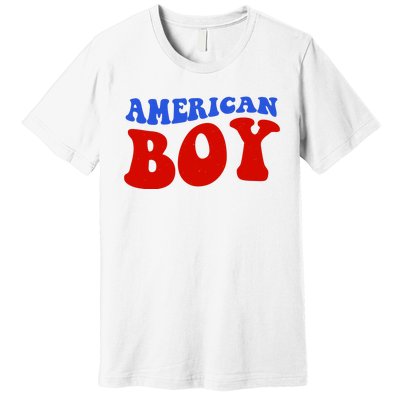 American Boy Fourth Of July Premium T-Shirt