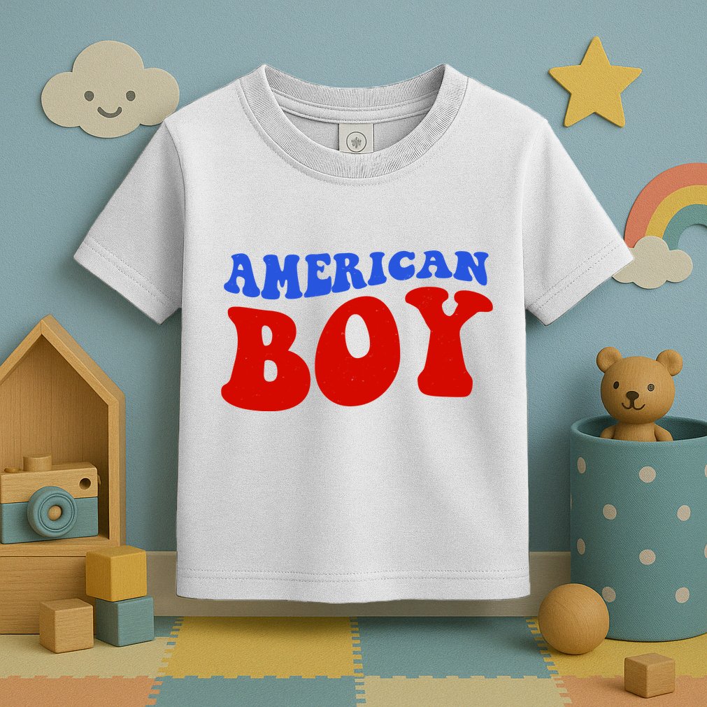 American Boy Fourth Of July Toddler T-Shirt