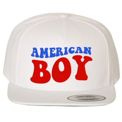 American Boy Fourth Of July Wool Snapback Cap