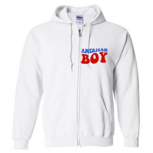 American Boy Fourth Of July Full Zip Hoodie