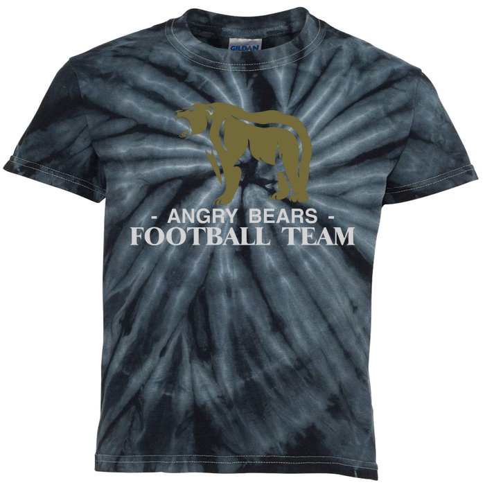 Angry Bears Football Team Kids Tie-Dye T-Shirt