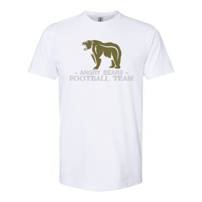 Angry Bears Football Team Softstyle® CVC T-Shirt