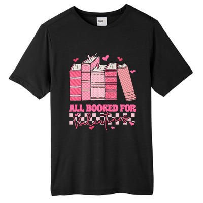 All Booked For Valentines Day Teachers Book Lovers Librarian Tall Fusion ChromaSoft Performance T-Shirt