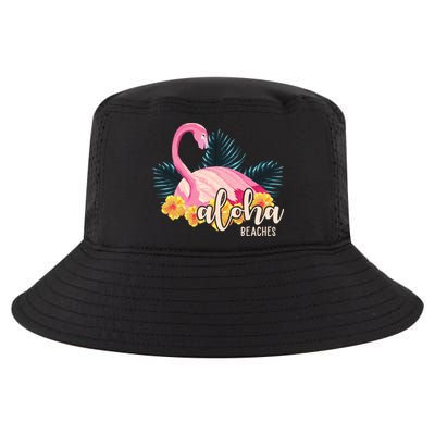 Aloha Beaches Flamingo Tropical Cool Comfort Performance Bucket Hat