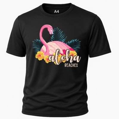 Aloha Beaches Flamingo Tropical Performance Shirt
