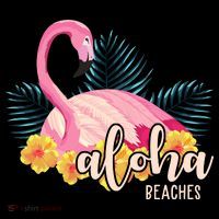 Aloha Beaches Flamingo Tropical Impact Tech Backpack