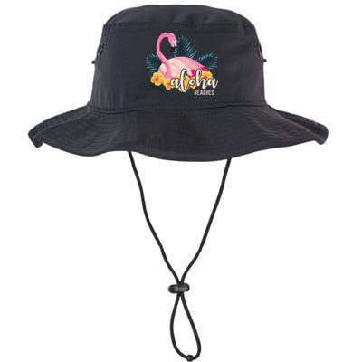 Aloha Beaches Flamingo Tropical Bucket Hat