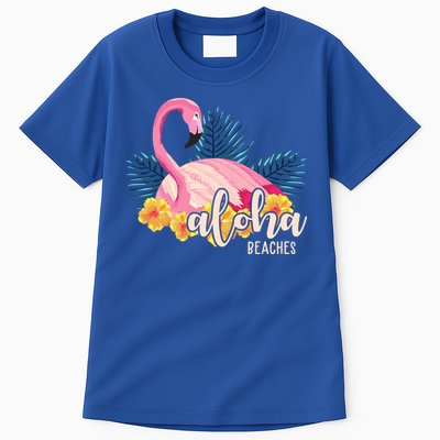 Aloha Beaches Flamingo Tropical Tall T-Shirt