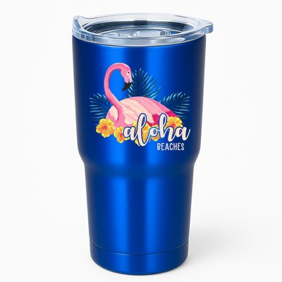 Aloha Beaches Flamingo Tropical Tumbler