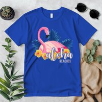 Aloha Beaches Flamingo Tropical Premium T-Shirt