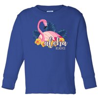 Aloha Beaches Flamingo Tropical Toddler Long Sleeve Shirt