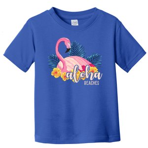 Aloha Beaches Flamingo Tropical Toddler T-Shirt