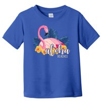 Aloha Beaches Flamingo Tropical Toddler T-Shirt