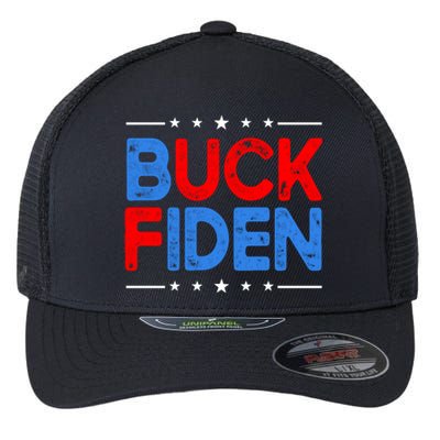 Anti Biden Funny Impeach Joe Biden Buck Fiden Cool Gift Flexfit Unipanel Trucker Cap