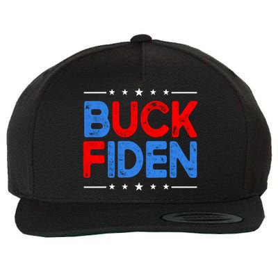 Anti Biden Funny Impeach Joe Biden Buck Fiden Cool Gift Wool Snapback Cap