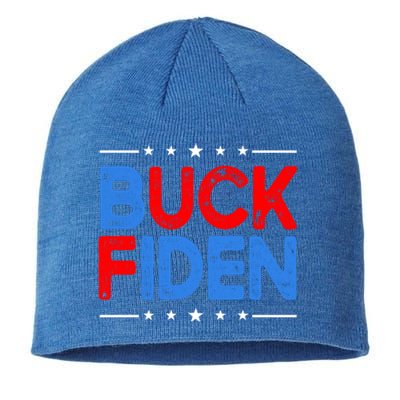 Anti Biden Funny Impeach Joe Biden Buck Fiden Cool Gift Sustainable Beanie