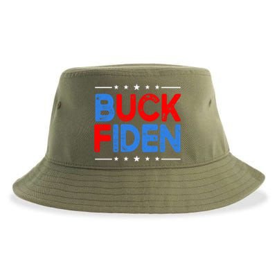 Anti Biden Funny Impeach Joe Biden Buck Fiden Cool Gift Sustainable Bucket Hat