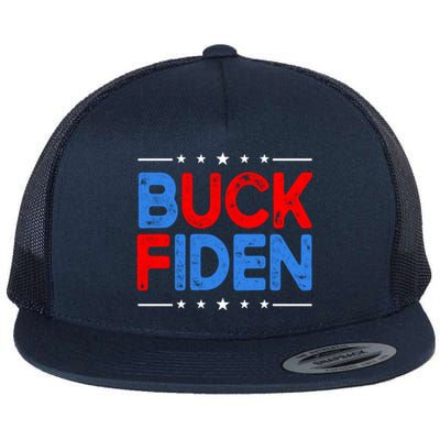 Anti Biden Funny Impeach Joe Biden Buck Fiden Cool Gift Flat Bill Trucker Hat