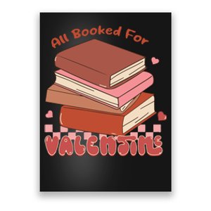 All Booked For Valentines Teacher Poster