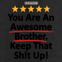 Awesome Brother Funny Gift Idea 7 Panel Mesh Trucker Snapback Hat