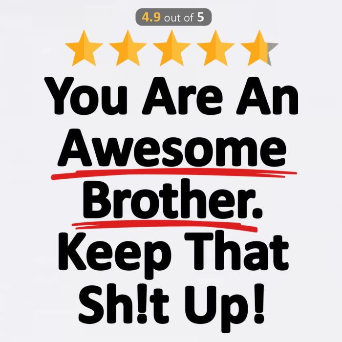 Awesome Brother Funny Gift Idea Adult Drive Performance Visor