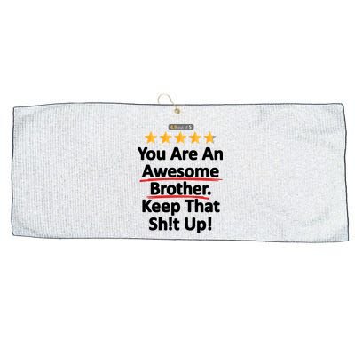 Awesome Brother Funny Gift Idea Large Microfiber Waffle Golf Towel