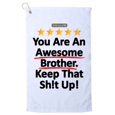 Awesome Brother Funny Gift Idea Golf Towel