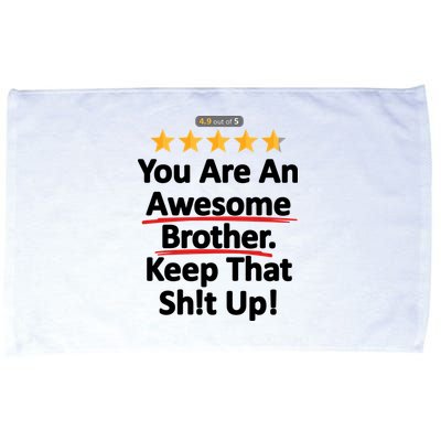 Awesome Brother Funny Gift Idea Microfiber Hand Towel