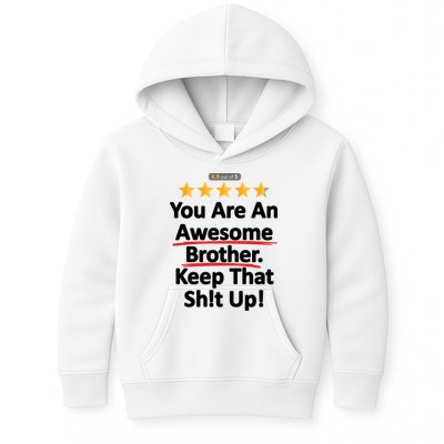 Awesome Brother Funny Gift Idea Kids Hoodie