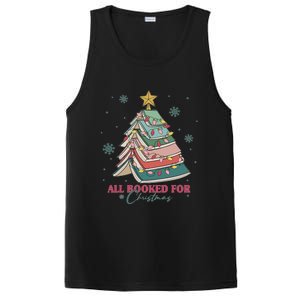 All Booked For Christmas Christmas Book Tree Light Funny ChristmasChristmas G PosiCharge Competitor Tank