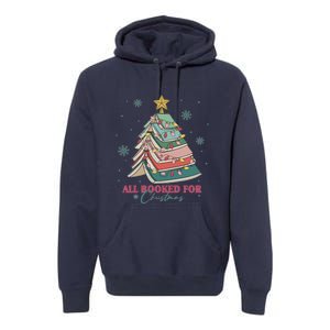 All Booked For Christmas Christmas Book Tree Light Funny ChristmasChristmas G Premium Hoodie