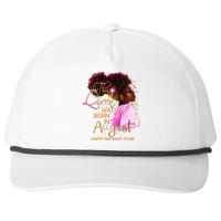 August Birthday Funny Melanin Afro Queen Black Wo Snapback Five-Panel Rope Hat